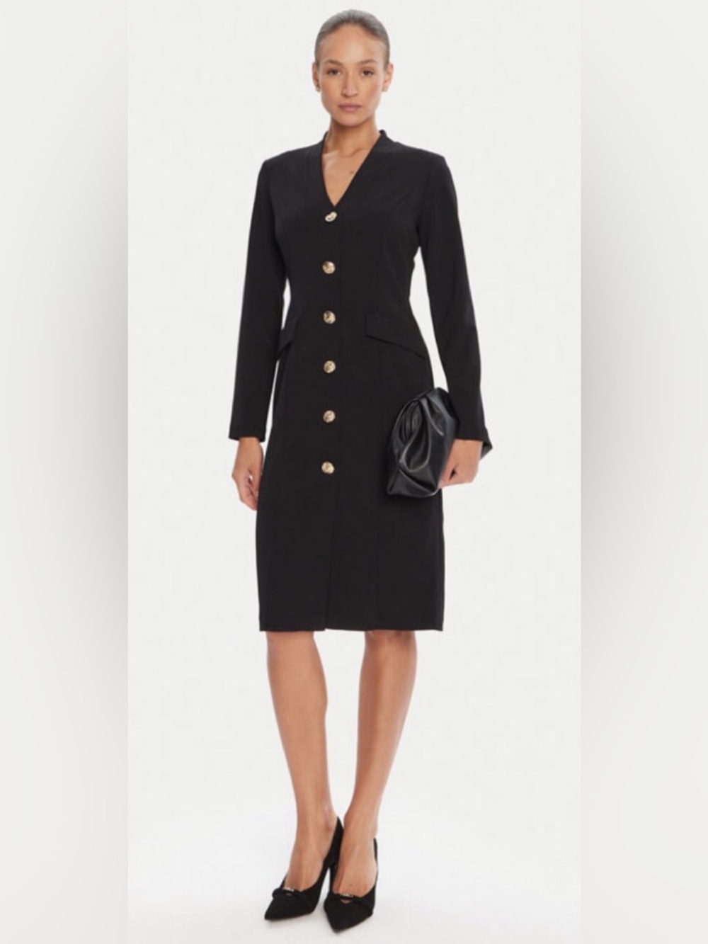 NWT Blazer Dress Joseph Ribkoff Black Sheath Dress Style 253072